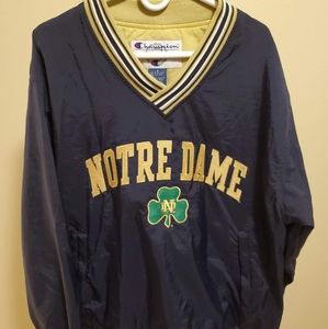 Vintage Notre dame windbreaker
